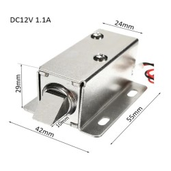 Ma1206 12V DC Solenoid Lock – Cabinet & Drawer Electric Door Lock