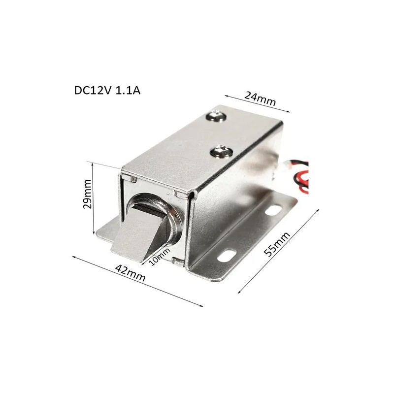 Ma1206 12V DC Solenoid Lock – Cabinet & Drawer Electric Door Lock